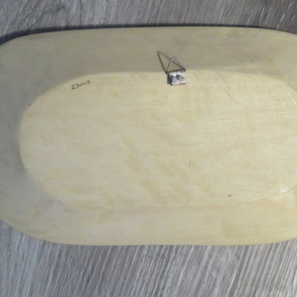 Honduras Burnt Wood Wall Art Village Scene Plaque (K238) - Picture 5 of 5